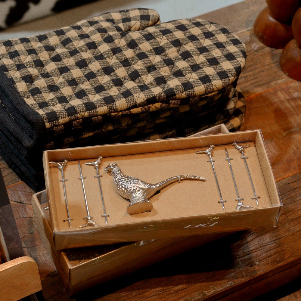 Pheasant Appetizer Pick Holder- Set
