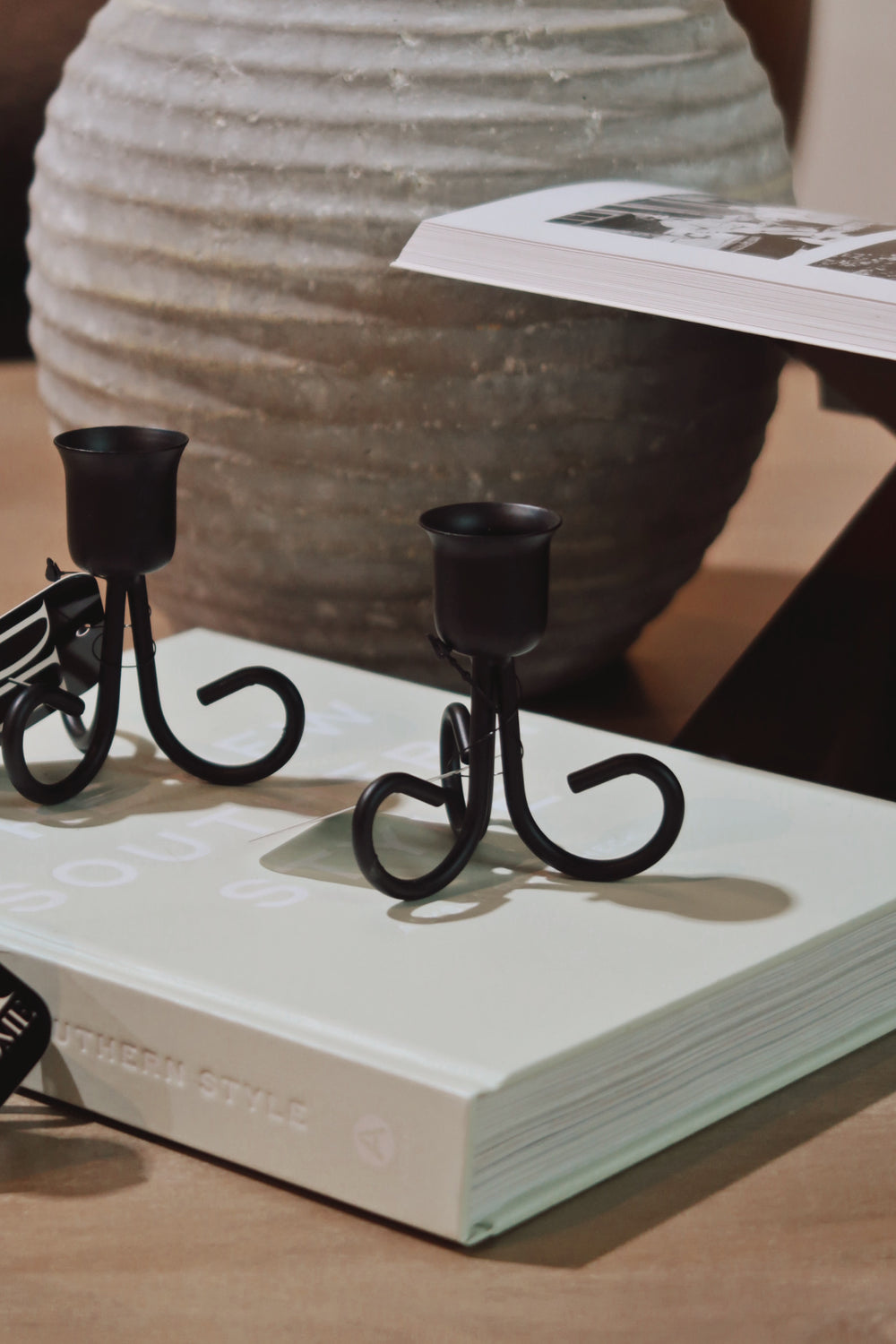 Mini Metal Taper Candle Holder