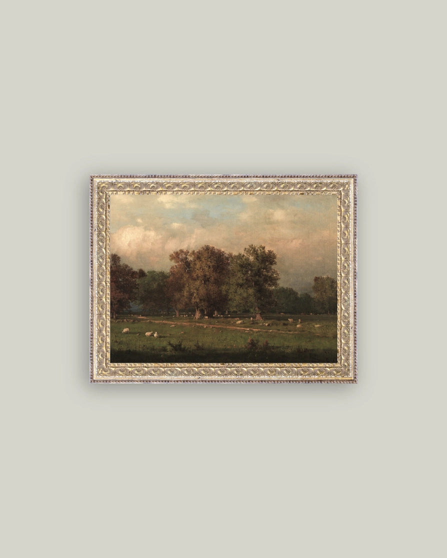 Sheep Farm Framed Artwork - 4 Sizes