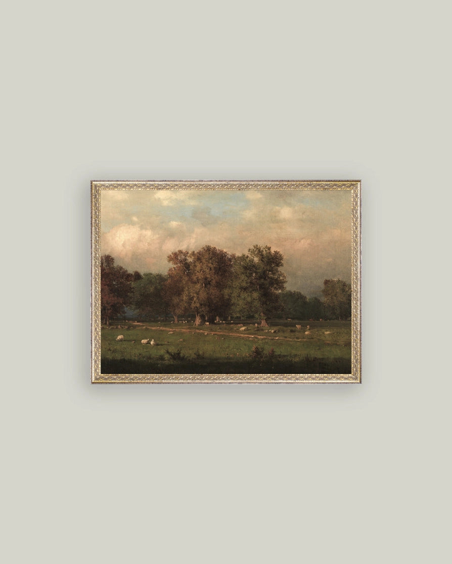 Sheep Farm Framed Artwork - 4 Sizes