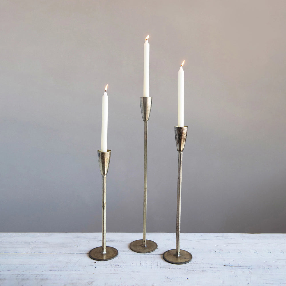 Oversized Gold Candlestick Holder - 3 sizes
