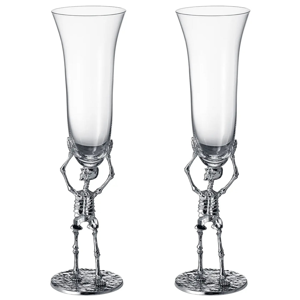 Skeleton Stemmed Champagne Flute