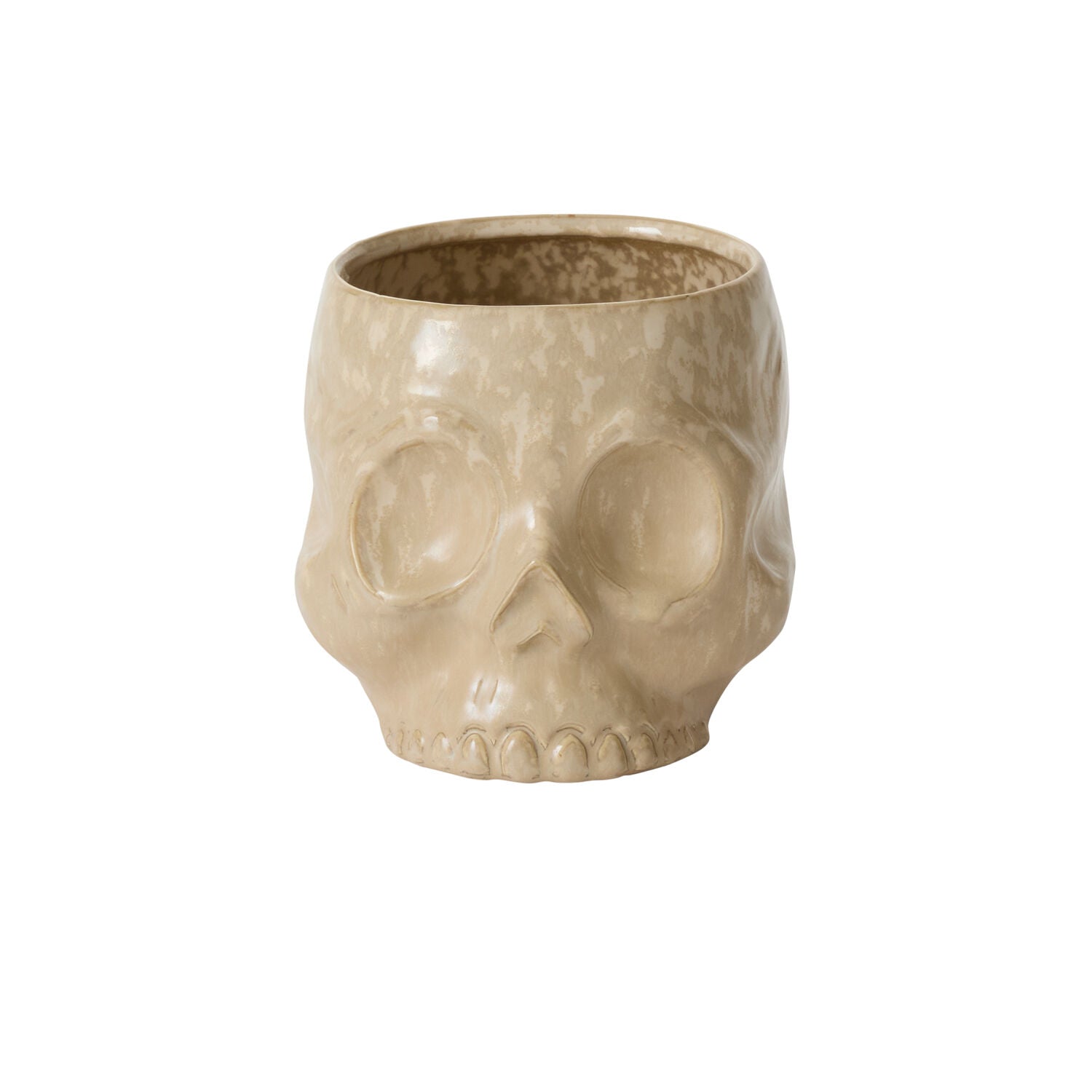 Glazed Skull Pot - 2 Sizes