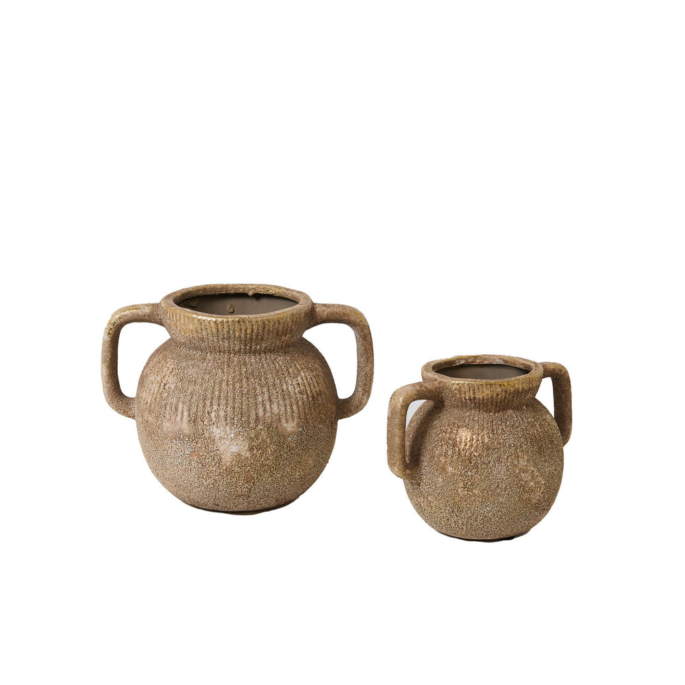 Gold Metallic Hued Pot - 2 Sizes