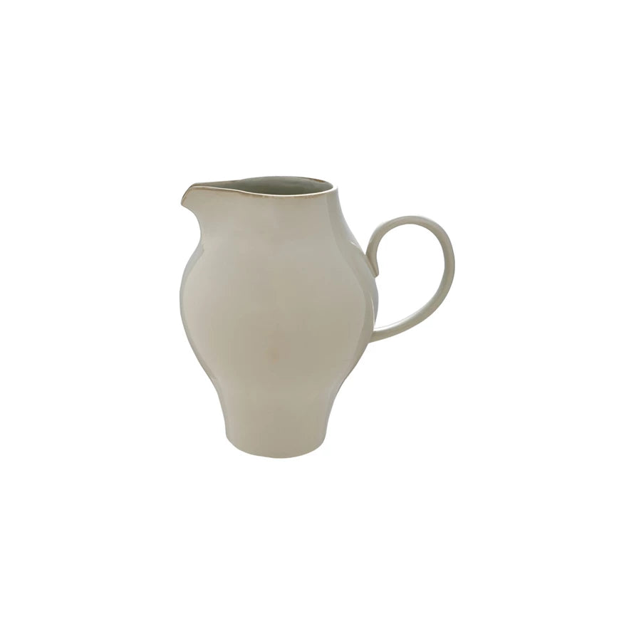 Smooth Stoneware Pitcher