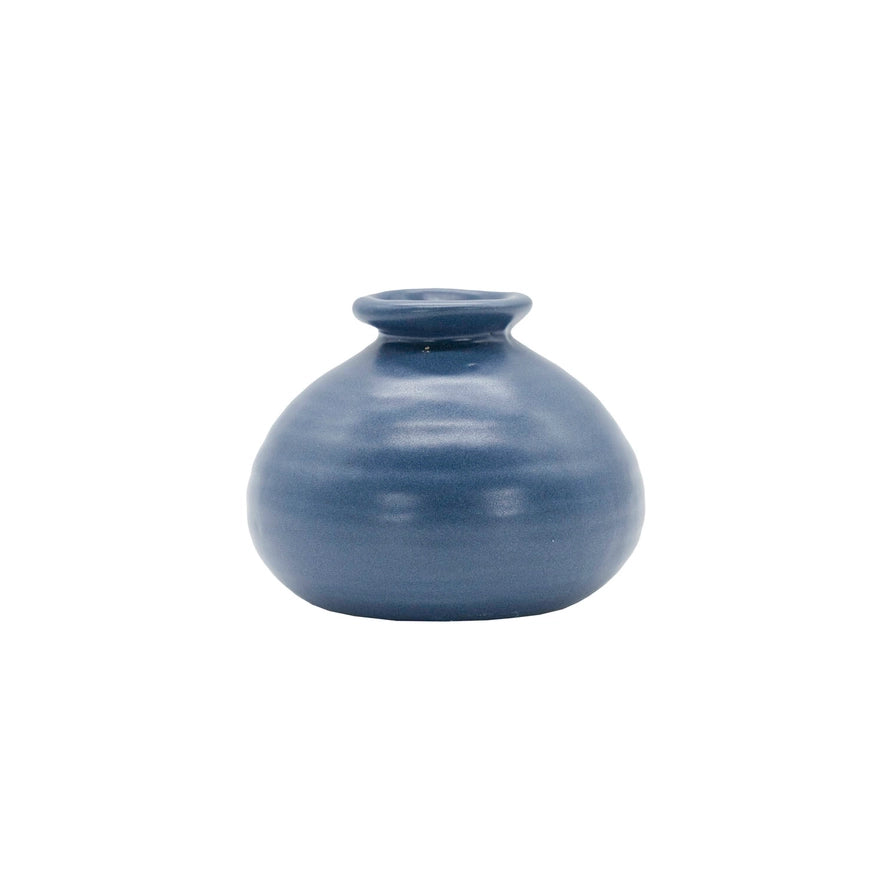 Soft Blue Ceramic Budvase
