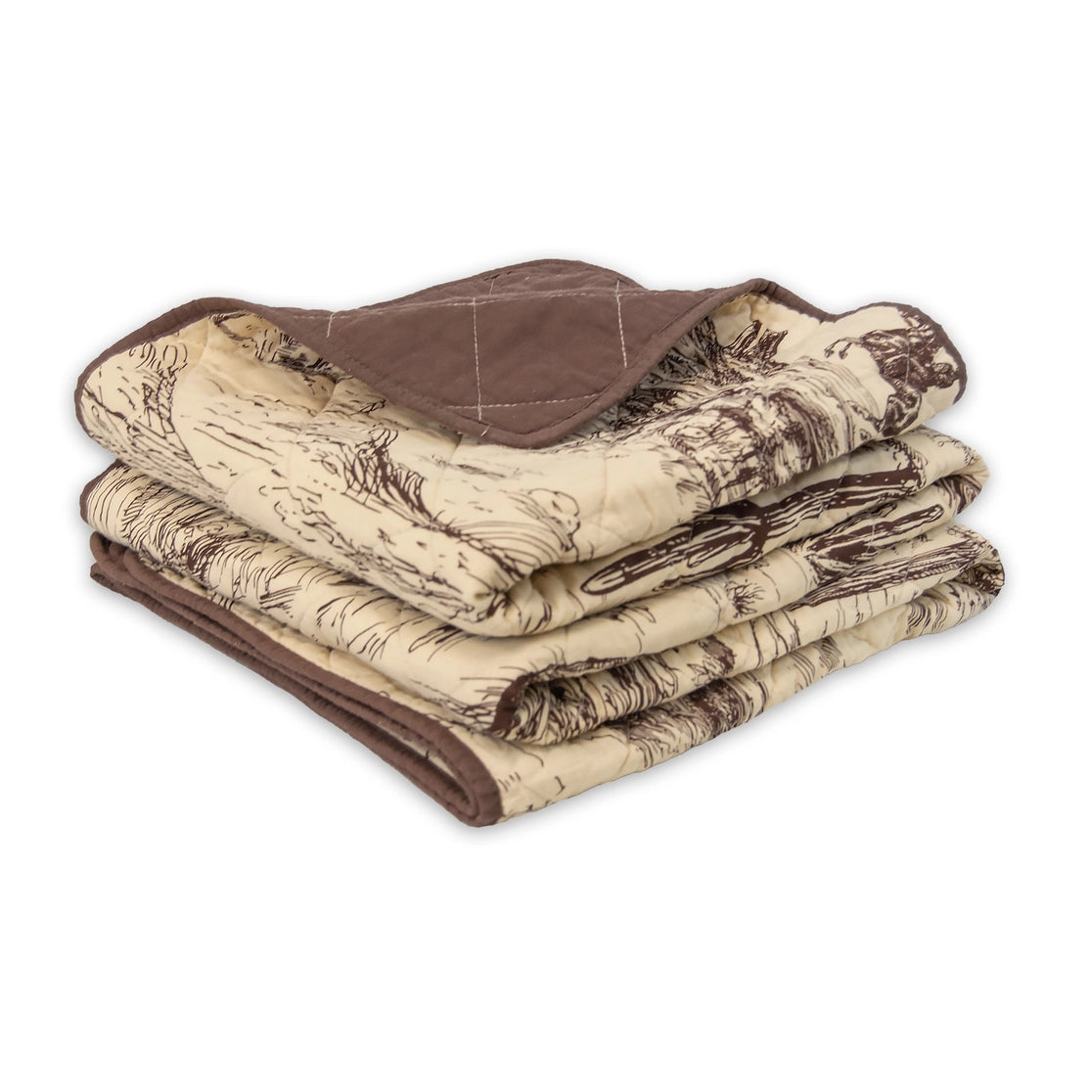 Southwestern Cowboy Throw Blanket