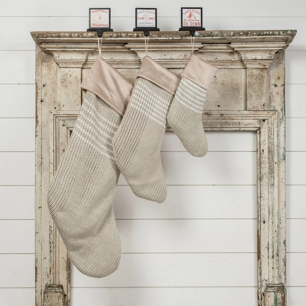 Striped Stocking - 3 Colors & 2 Sizes