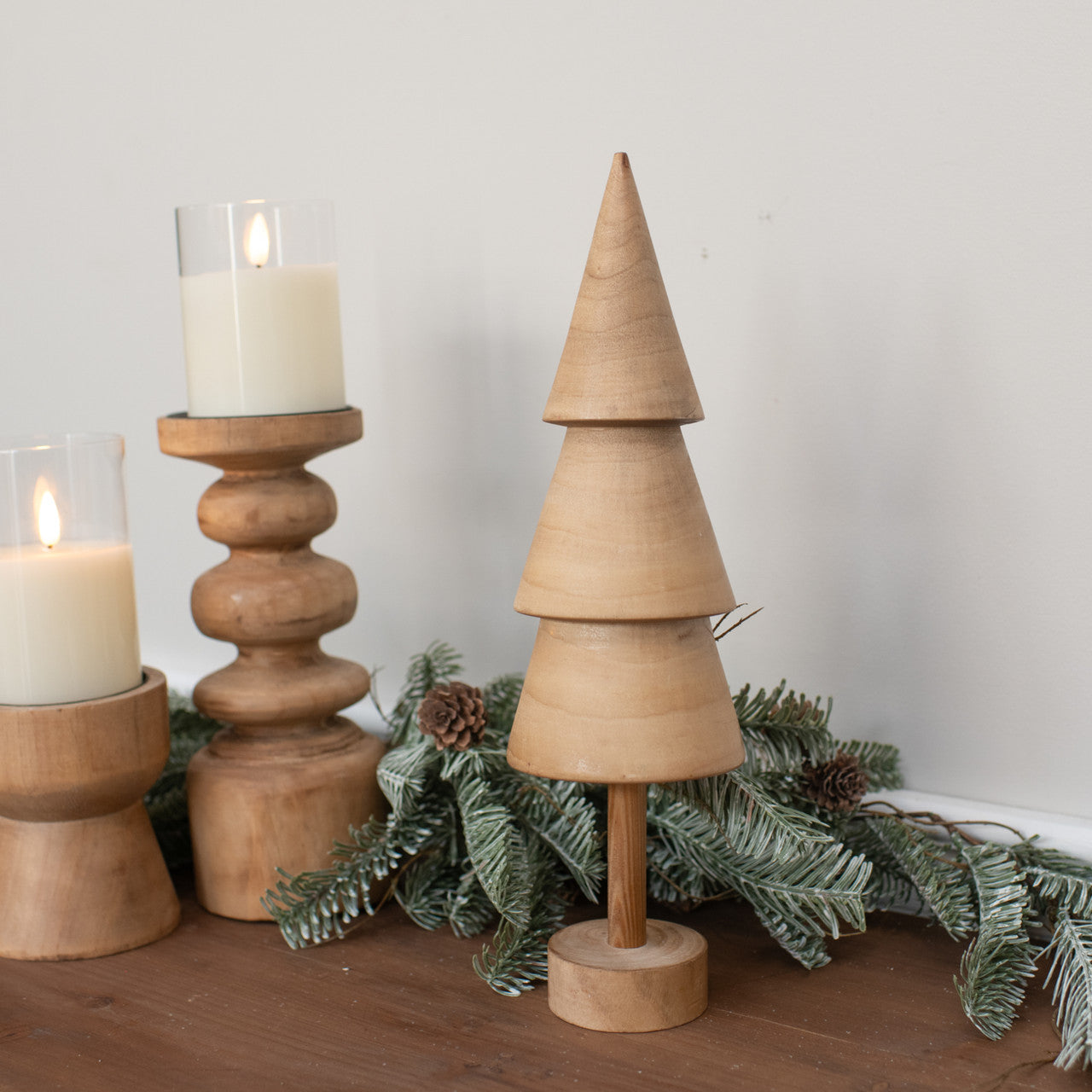 Rustic Wooden Tabletop Tree