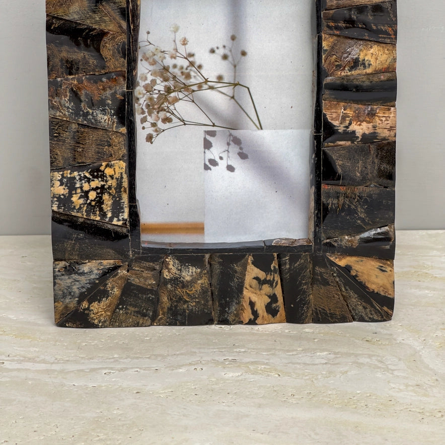 Handcrafted Tapered Horn Photo Frame - 2 Sizes