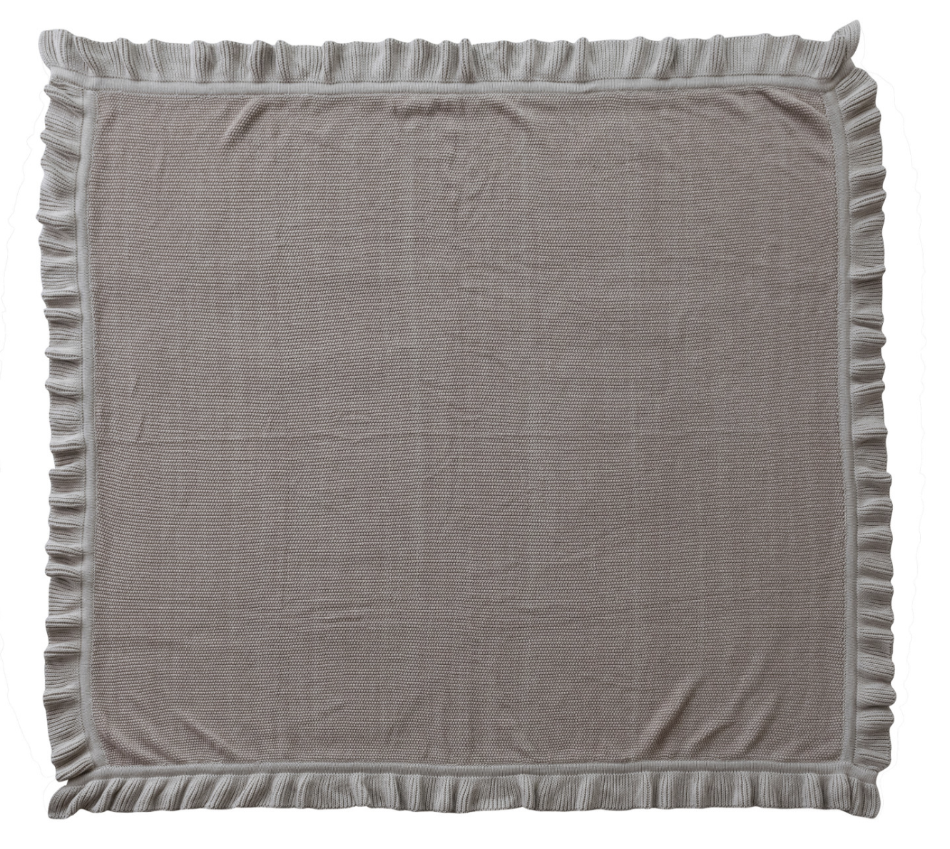 Ruffle Edge Cotton Throw