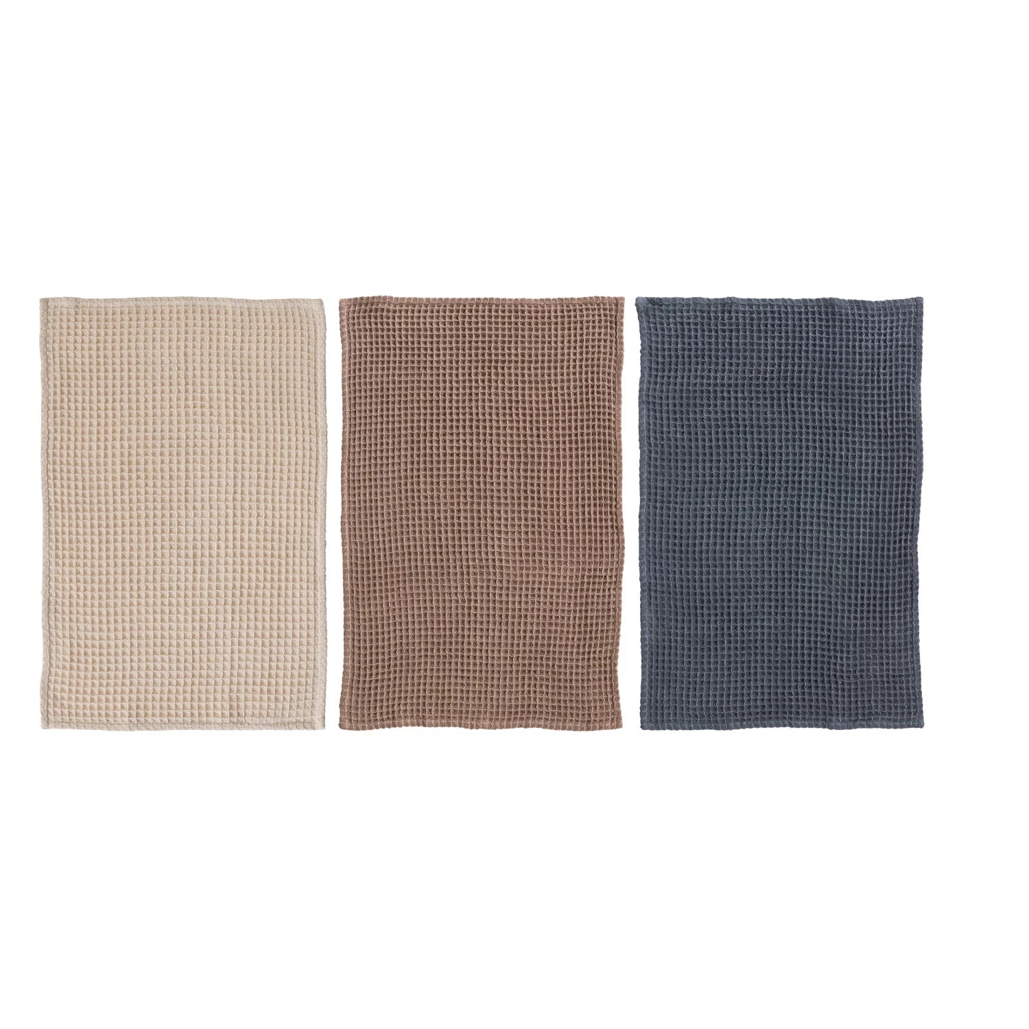 Large Serving Board with Set of Waffle Weaved Tea Towels