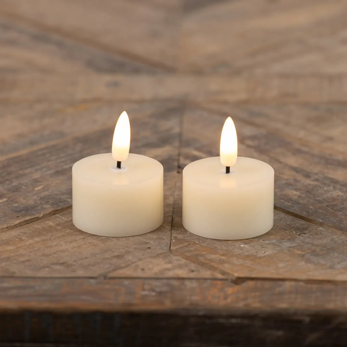 3D Flame Tealight Candle - Set of 2