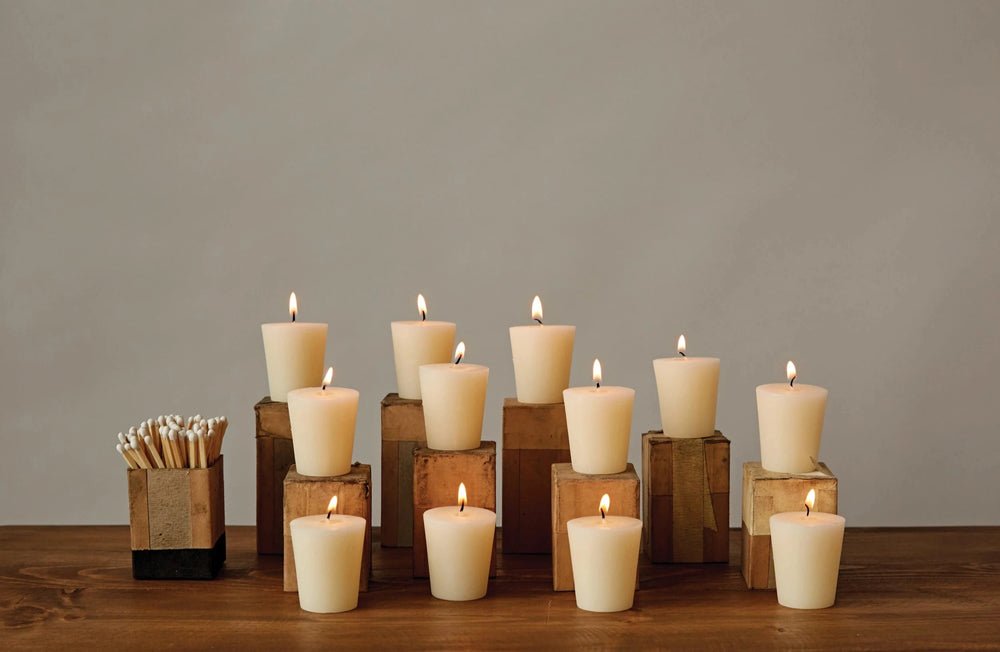 Unscented Tealight Candles - Set of 12