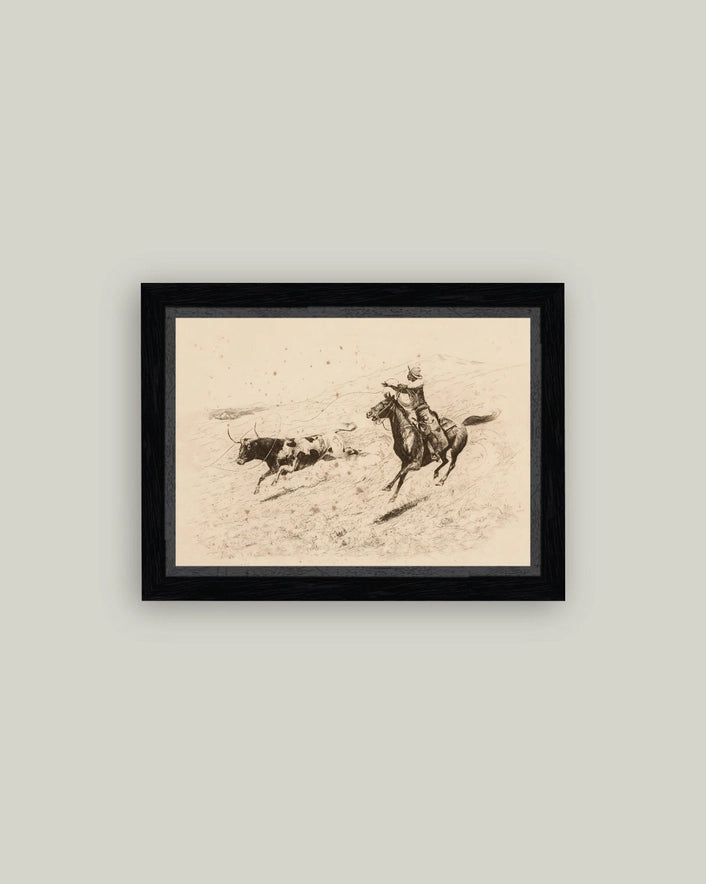 The Long Throw Framed Art - 3 Sizes