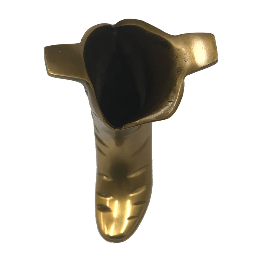 Brass Cowboy Boot Holder