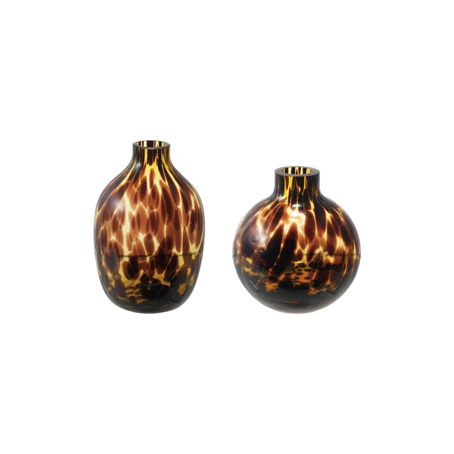 Tortoise Glass Budvase - 2 Styles