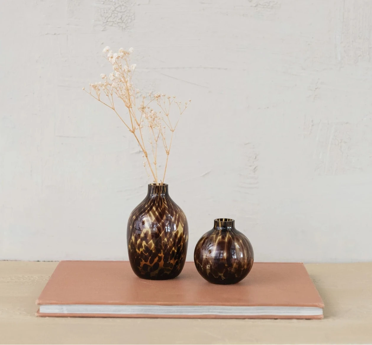 Tortoise Glass Budvase - 2 Styles