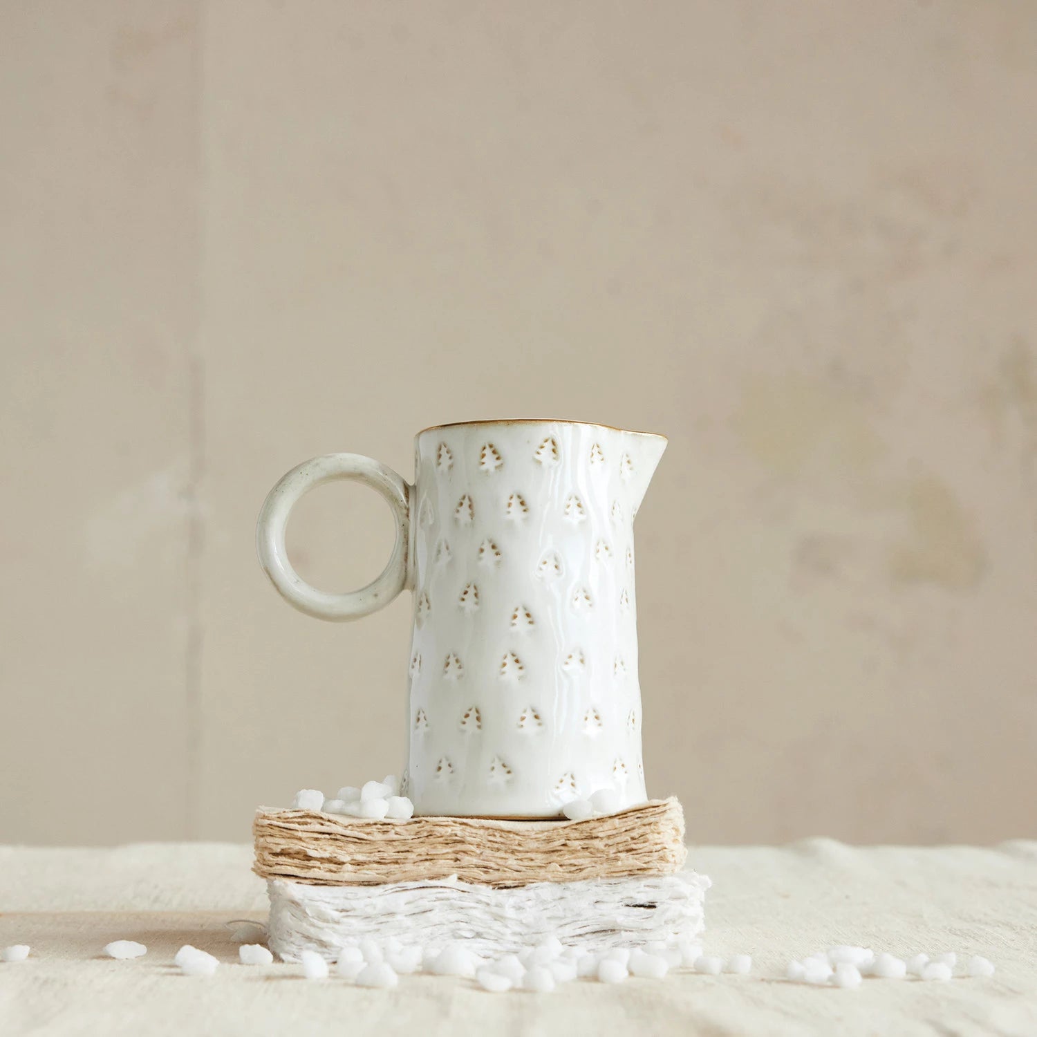 Tree Debossed Pitcher