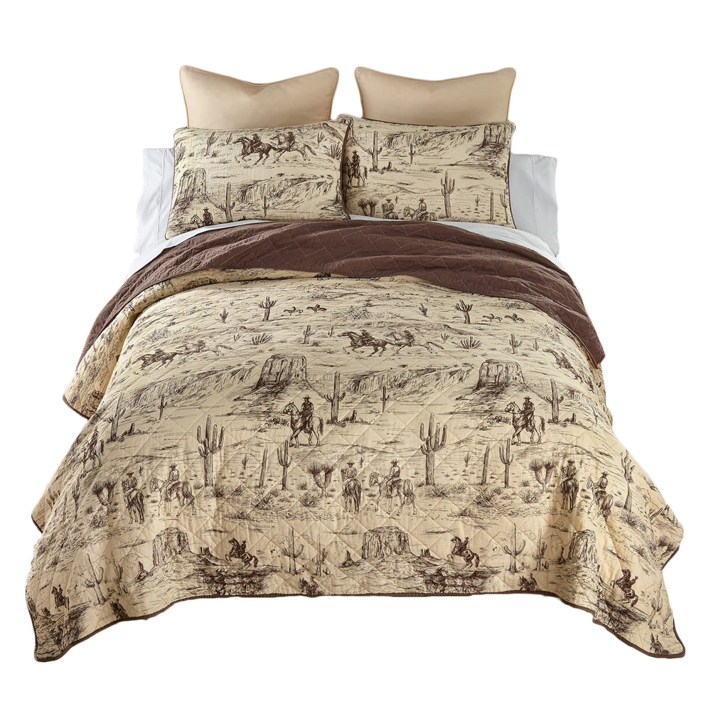Cowboy Cotton Quilt Set