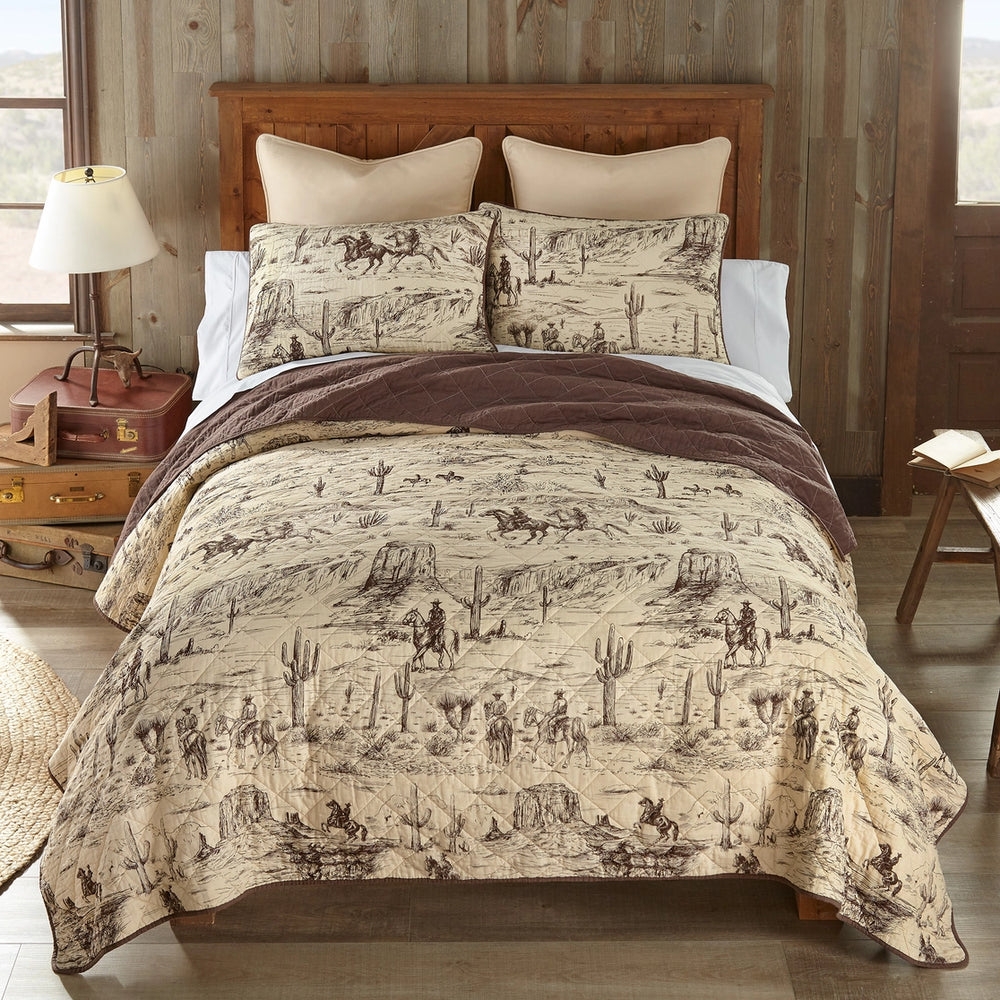 Cowboy Cotton Quilt Set