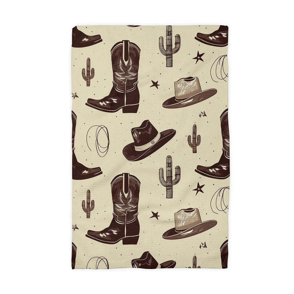 Western Waffle Weaved Tea Towel