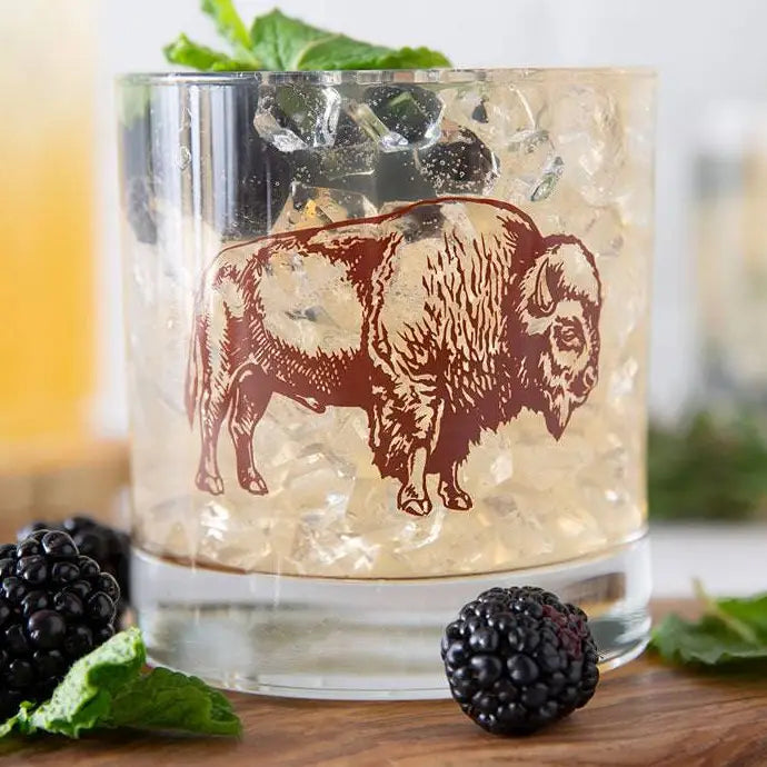 Bison Whiskey Glass
