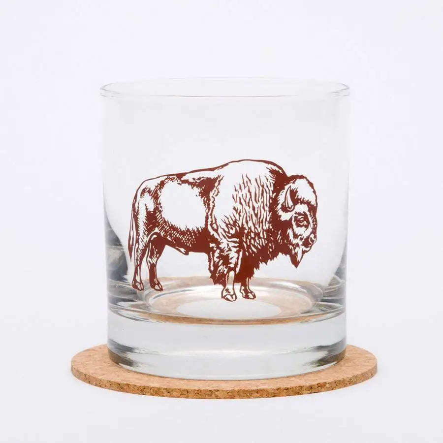 Bison Whiskey Glass
