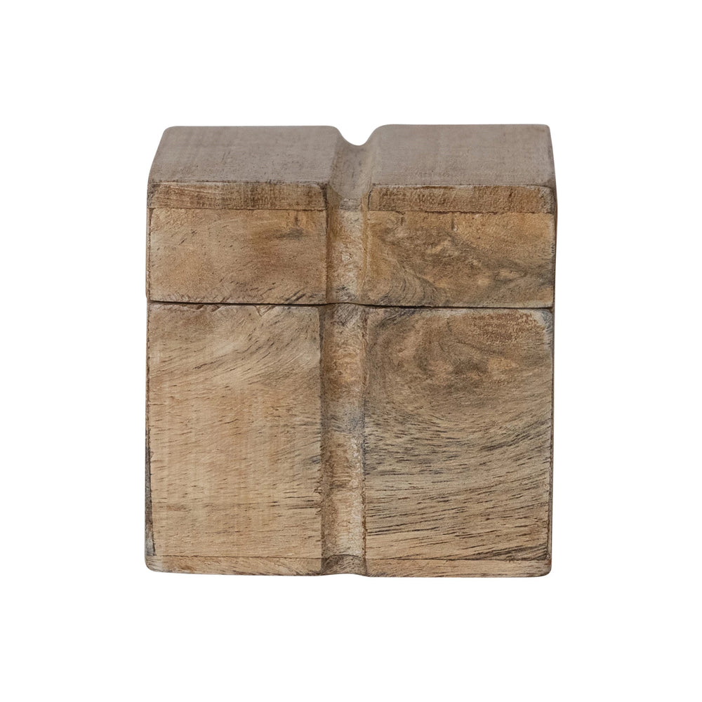 Carved Mango Wood Box