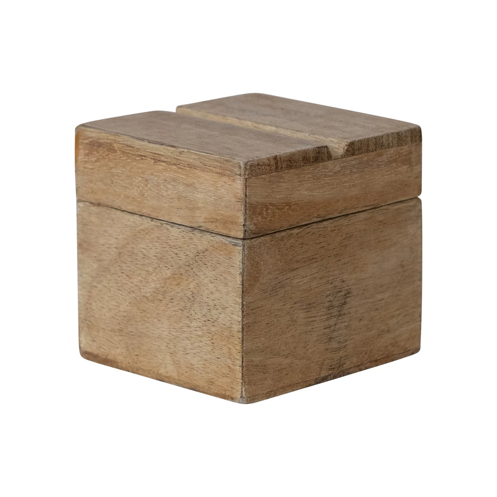 Carved Mango Wood Box