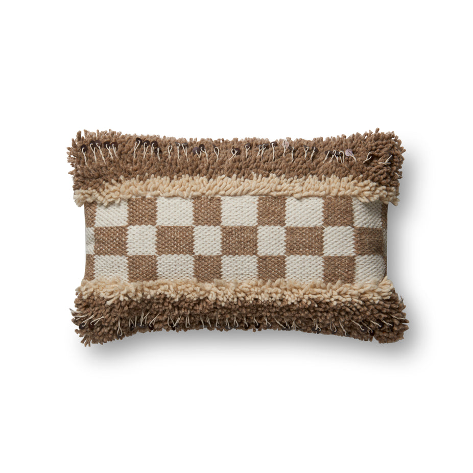 Wool & Sequin Lumbar Pillow