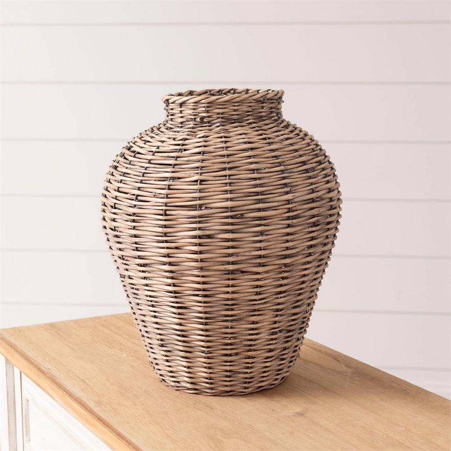 Woven Willow Vase