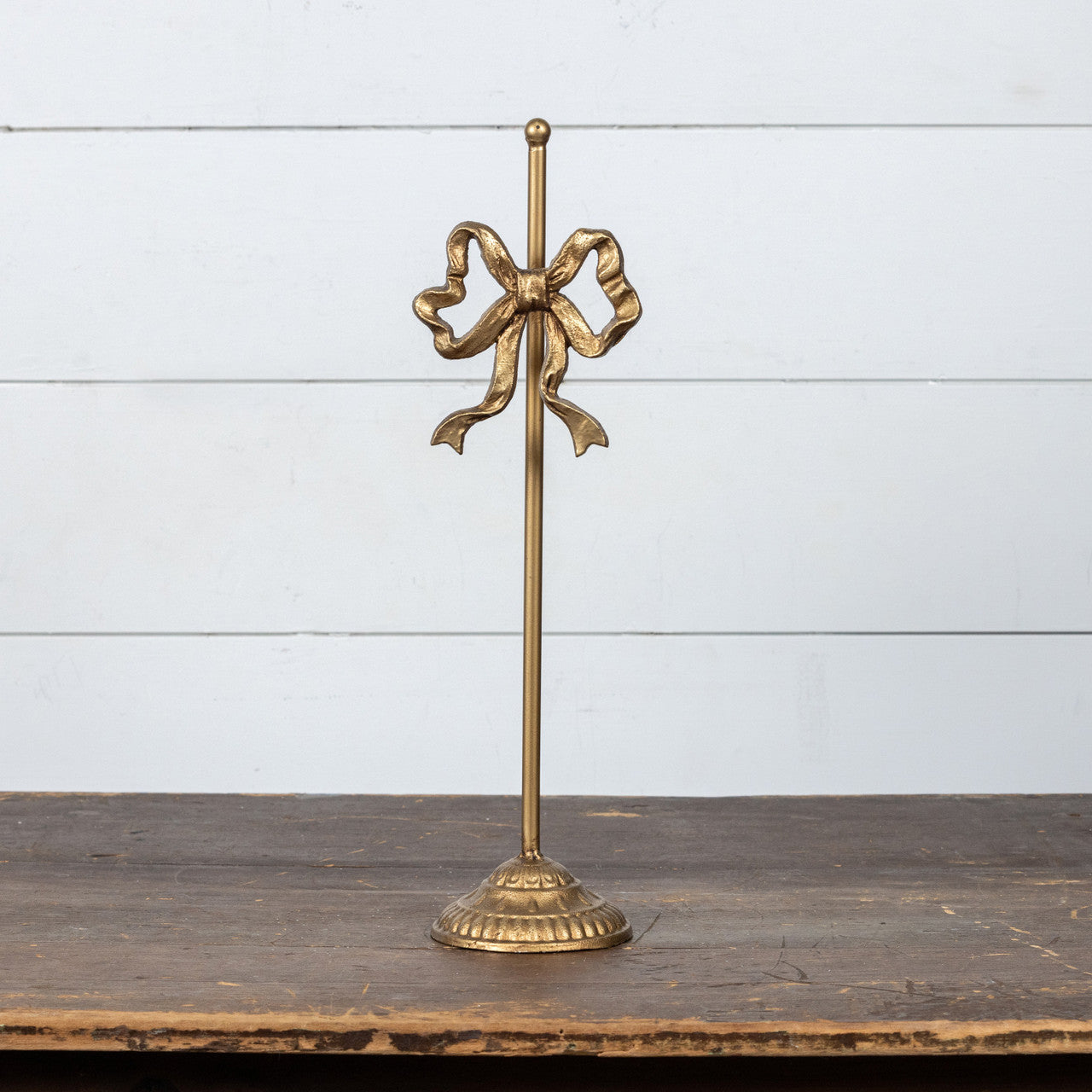 Gold Bow Wreath Stand - 2 Sizes