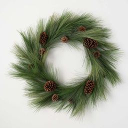 Pine Wreath with Pinecones